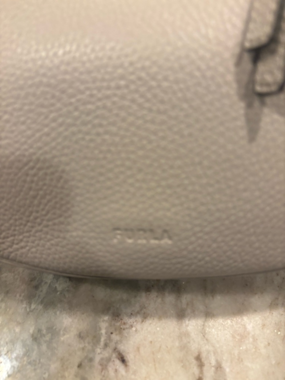 Furla Pebbled Leather Crossbody in Light Beige - Picture 4 of 4